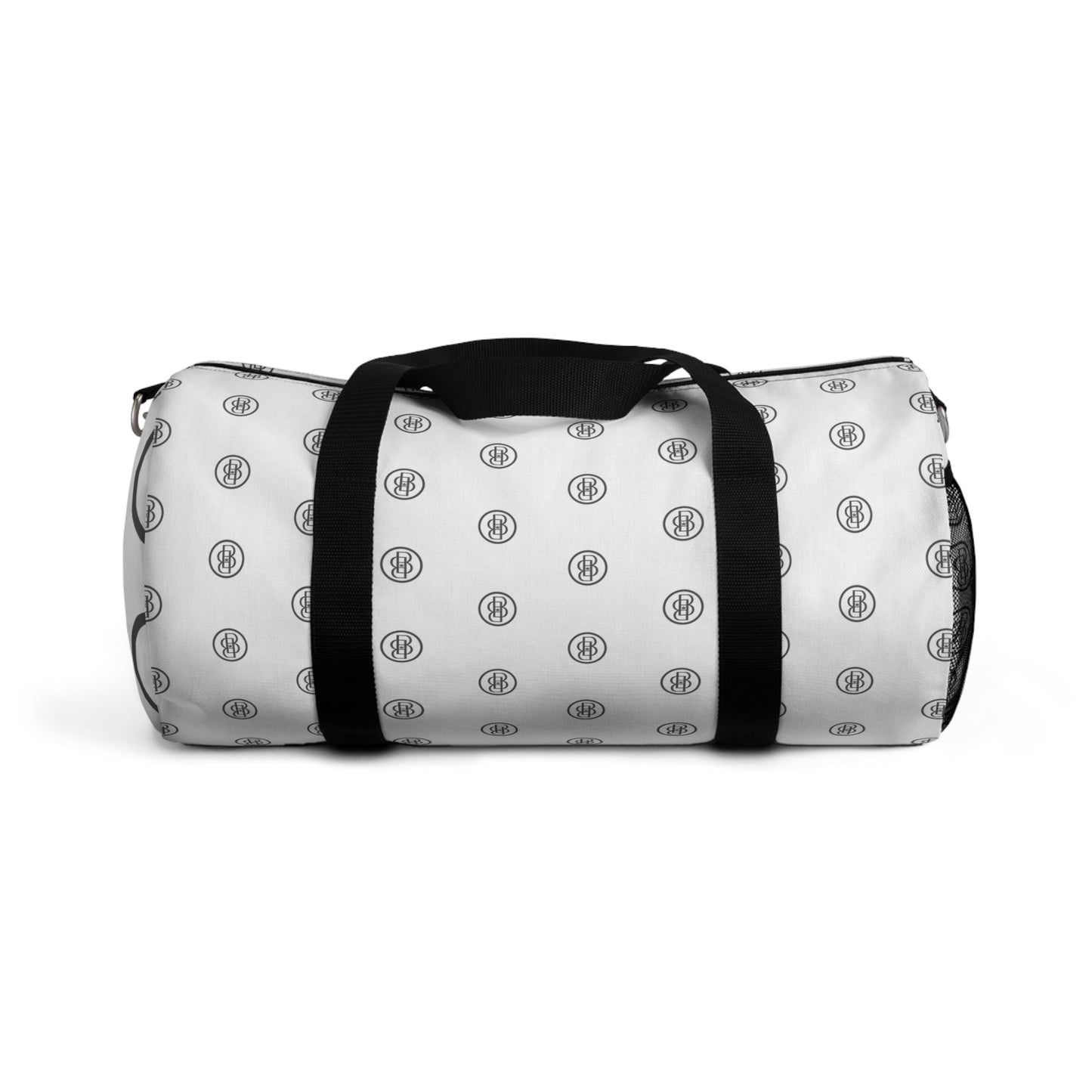 Duffel Bag - White Classic with B Monogram Design