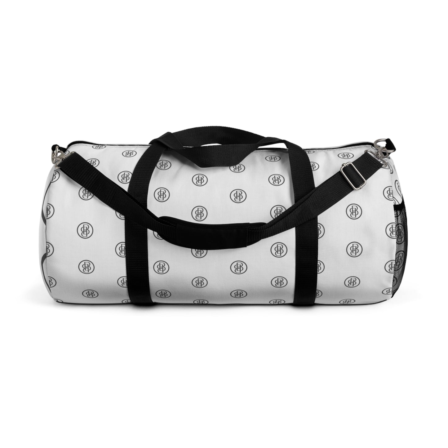 Duffel Bag - White Classic with B Monogram Design